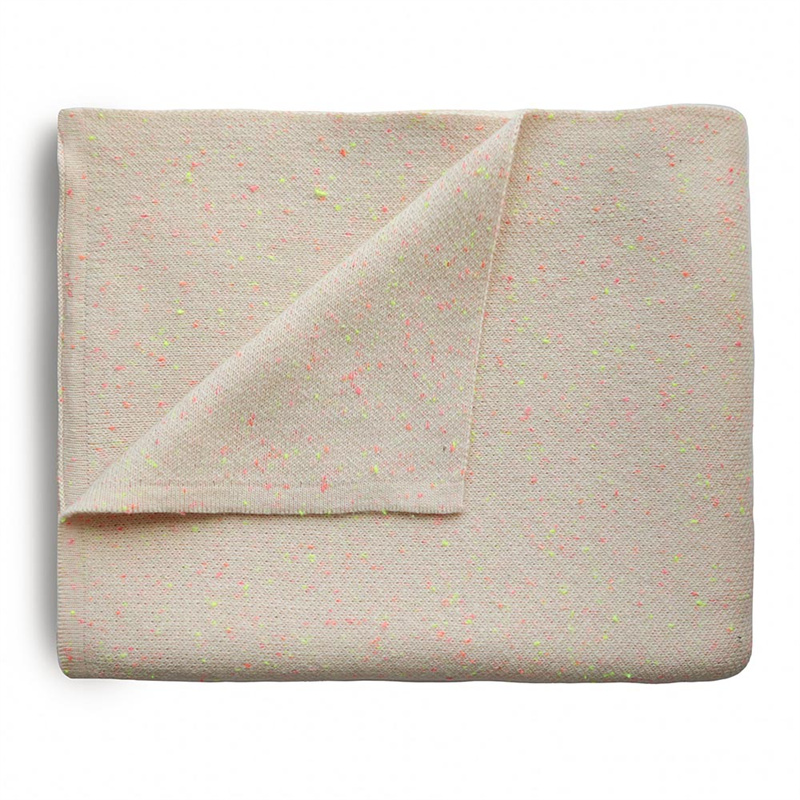 Baby Speckled Cotton Knitted Blanket